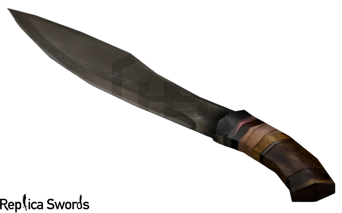 Resident Evil V Knife Replica With Sheath - Metal Prop