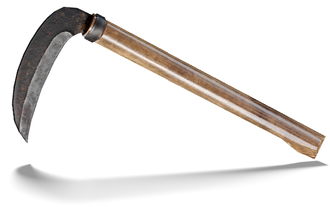 PUBG Melee Sickle Weapon Life Size Replica