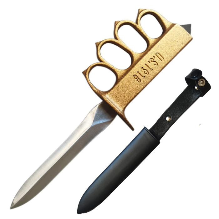 U.S.1918 WWI Trench Knife Replica With Sheath