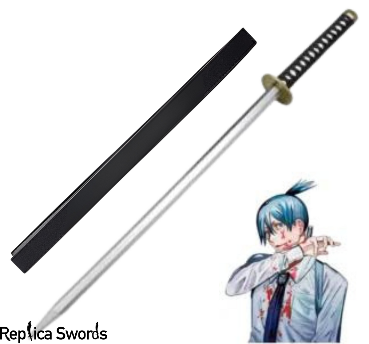 Nail Style Aki Hayakawa Sword From Chainsaw Man
