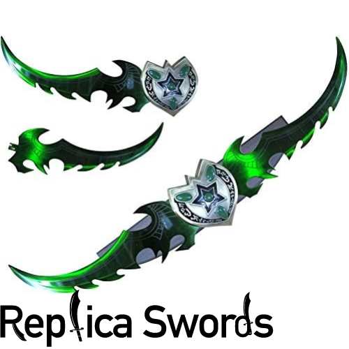 WOW Azzinoth Illidan Warglaive With Green Blades 49" Replica