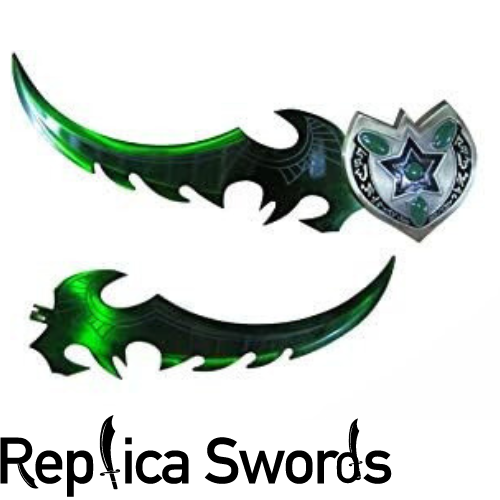 WOW Azzinoth Illidan Warglaive With Green Blades 49" Replica