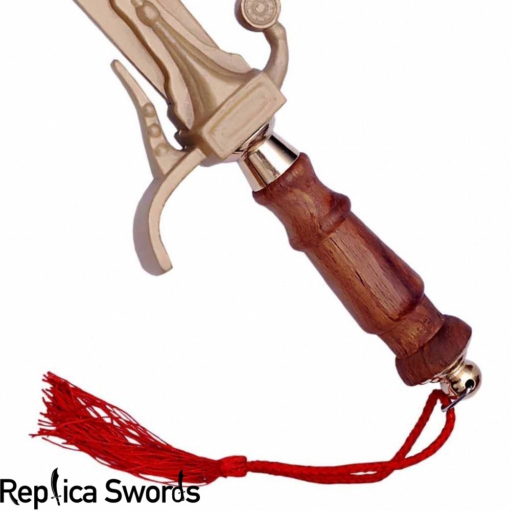 Belly Dance Dragon Scimitar Sword With Gold Plated Blade