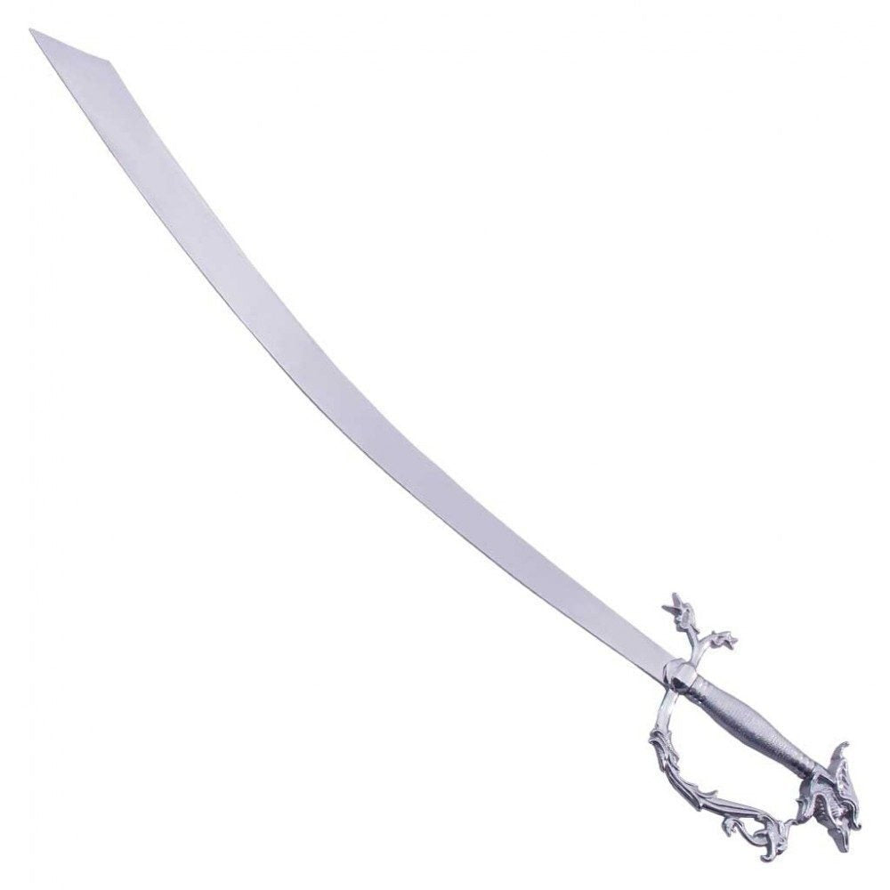 Belly Dance Dragon Scimitar Sword With Silver Handle