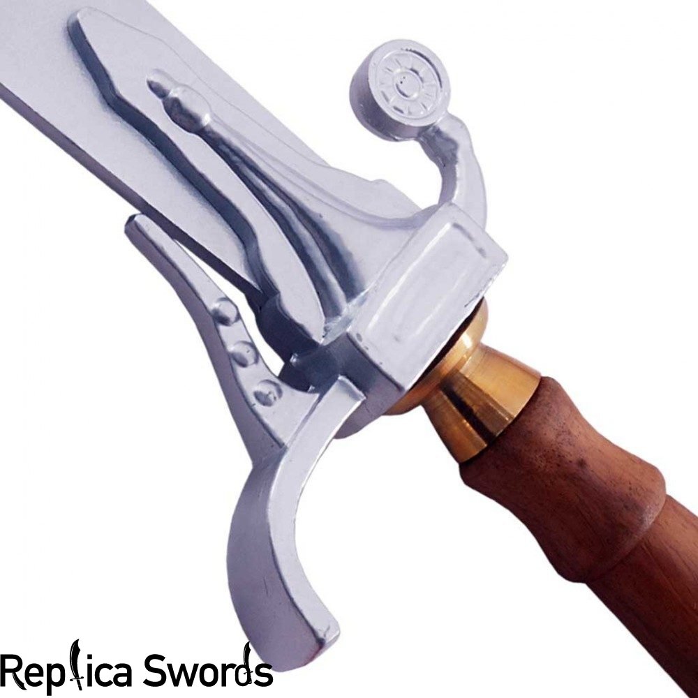Arabian Belly Dance Dragon Scimitar Sword With Silver Finishing
