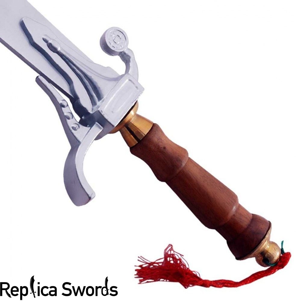 Arabian Belly Dance Dragon Scimitar Sword With Silver Finishing