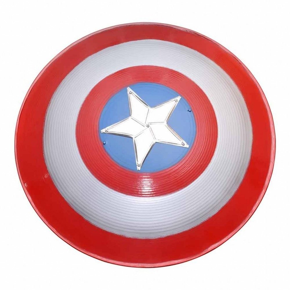 Red Captain America Shield Life Size Replica