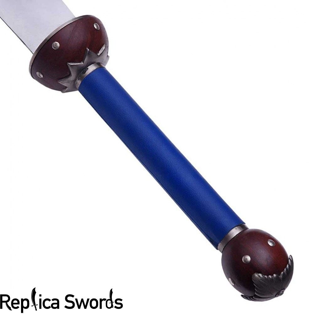 Medieval Chinese Sword with Blue Hilt