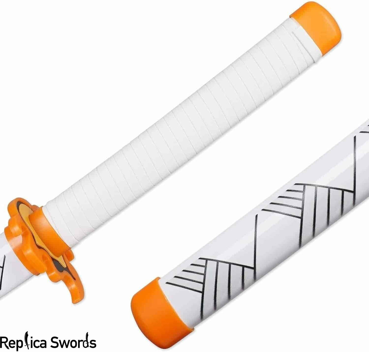 41" Demon Slayer Kyojuro Rengoku Samurai Sword Wooden Katana