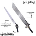Final Fantasy Squall Gunblade & Cloud Advent Children Buster Fusion Sword