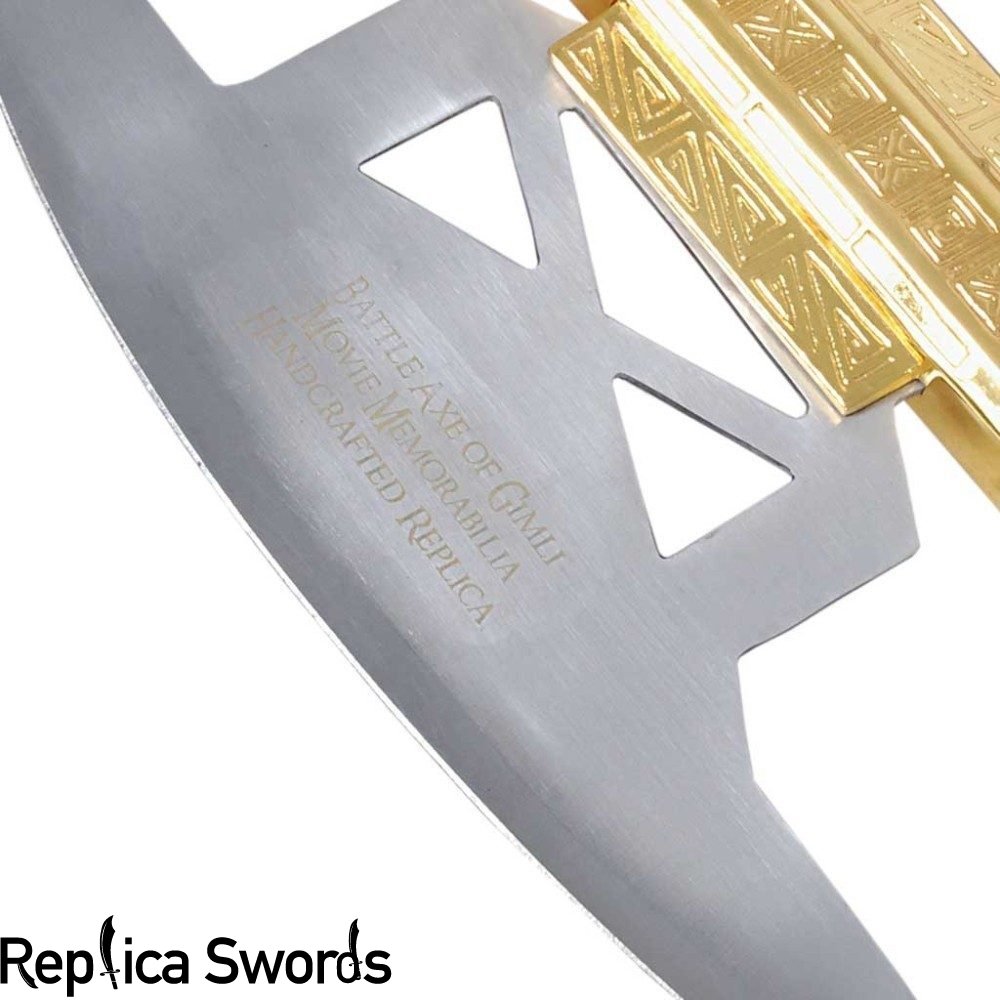 Gimli Battle Axe Replica Gold Plated