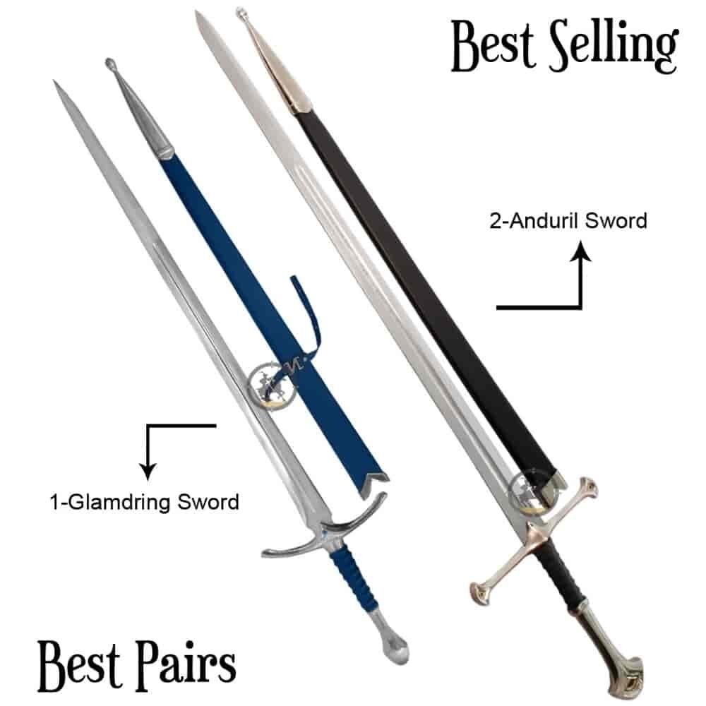 Glamdring Sword & Anduril Sword of Aragorn