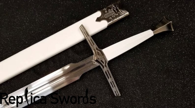 47.5" White Geralt Of Rivia Sword Replica