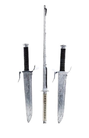 Scott Pilgrim's (Michael Cera) Stunt Sword and Knives Chau Replica