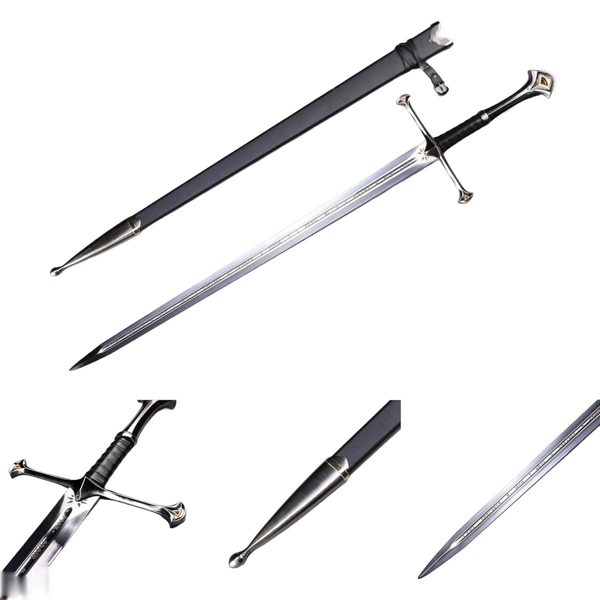 Aragorn Anduril Narsil Sword Full Size Metal Replica