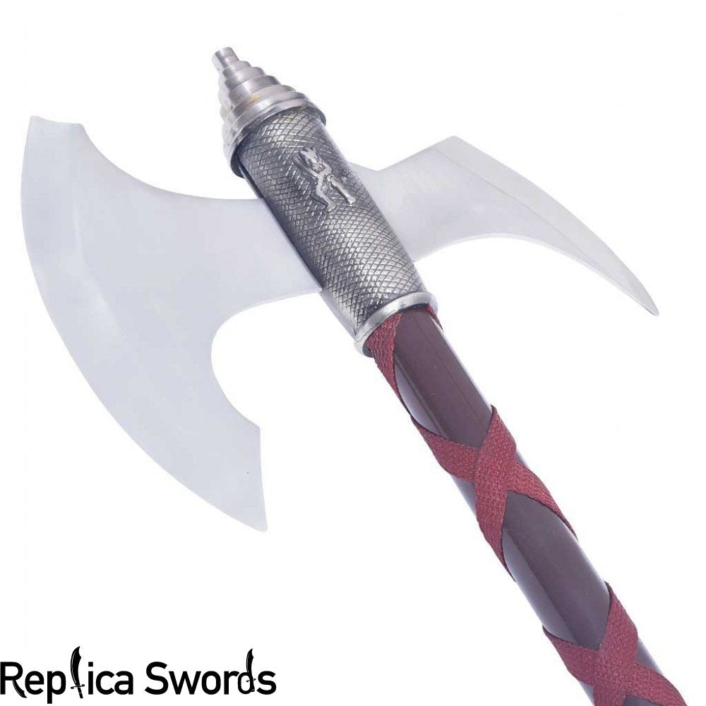 Double Headed Medieval Armor Replica Battle Axe
