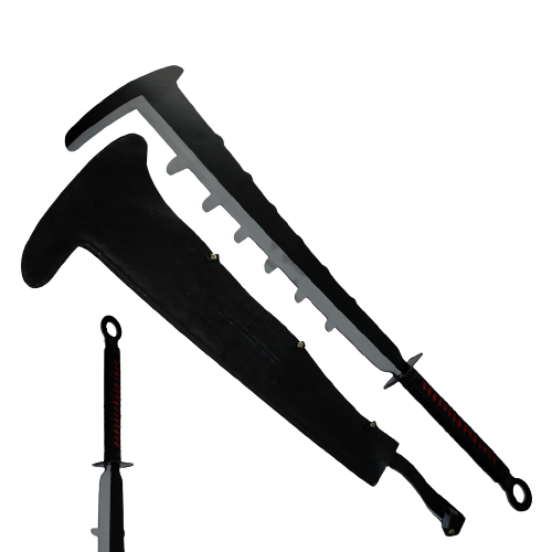 Black Anime Inspired Sword Shikai