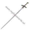 Gold and Ruby Merlin Sword Life Size Replica