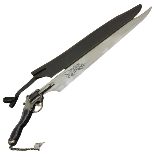 Functional Squall Gunblade Revolver Sword