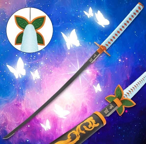 Shinobu Kocho Lavender-Blue Nichirin Katana Sword