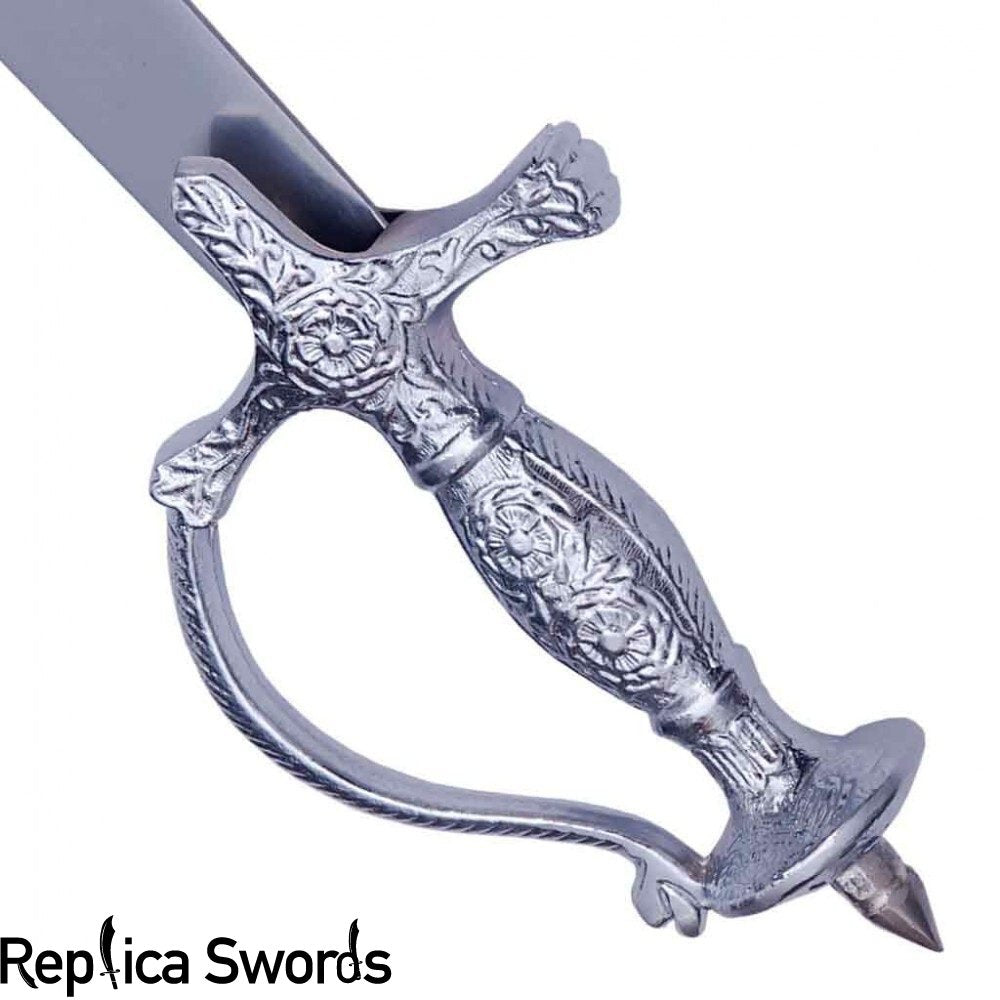 Indian Ruler Tipu Sultan Sword Silver Life Size Replica