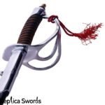 Civil War US Model 1860 Light Cavalry Saber Silver Sword - Image 3