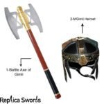 Battle Axe of Gimli & Gimli Helmet