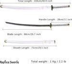 One Piece Roronoa Zoro Wado Ichimonji Katana Sword Replica