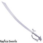 Belly Dance Dragon Scimitar Sword With Silver Handle