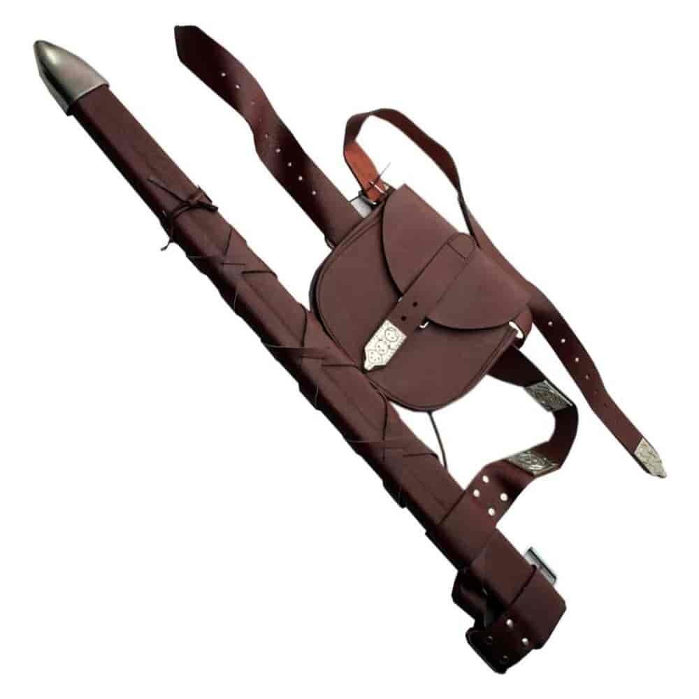 belt-of-robin-hood-sword.jpg Robin Hood Sword Leather Belt, Bag & Sheath - Image 1