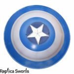 Blue Captain America Shield Life Size Replica