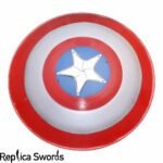 Red Captain America Shield Life Size Replica