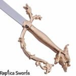 Dragon Head Scimitar Sword with Gold Plated Handle - Image 4