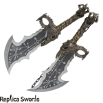 God of War Kratos Blades of Chaos Pair Antique Finished Replica - Image 3