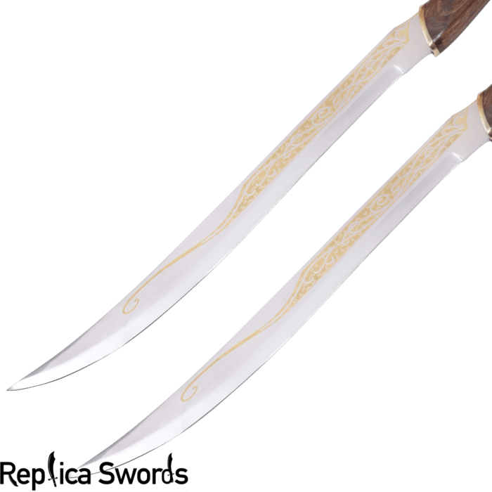 LOTR Legolas Swords Fighting Knives Pair Of Daggers