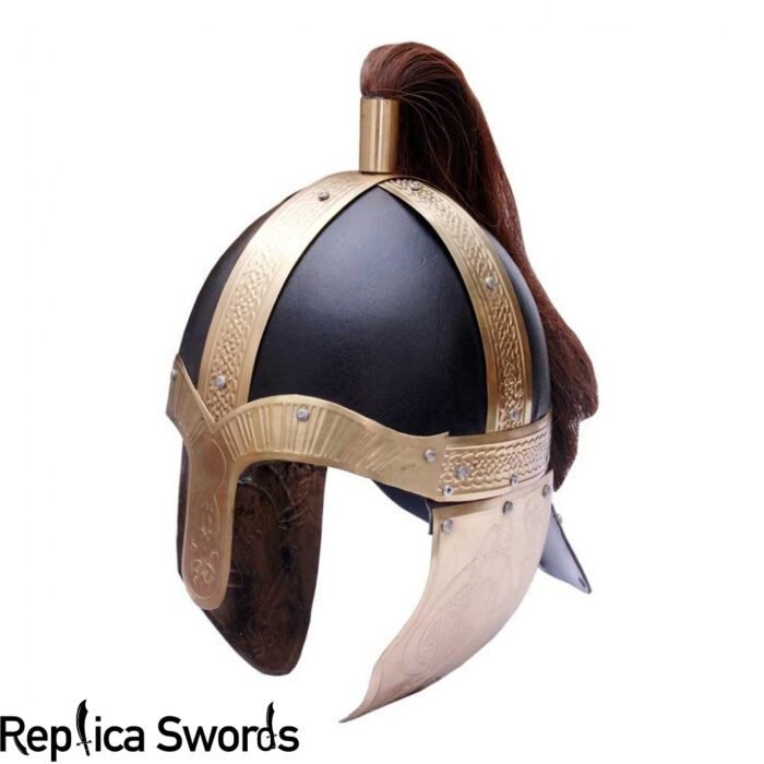 roman-gladiator-movie-helmet-2.jpg General Maximus Armor Helmet Full Size Metal Replica - Image 3