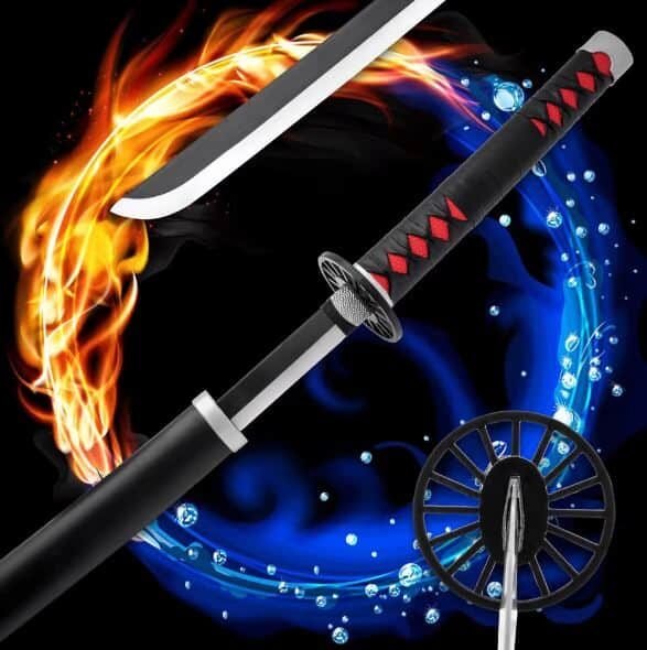 tanjiro-kamado-nichirin-demon-slayer-sword.jpg Tanjiro Kamado Nichirin Katana Sword Replica - Image 1