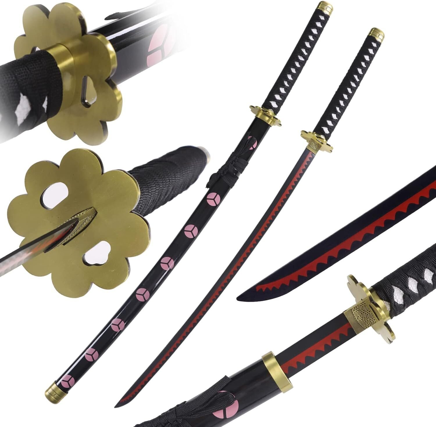 One Piece Roronoa Zoro Shusui Katana Sword Replica One Piece Roronoa Zoro Shusui Katana Sword Replica