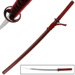 Naruto Sasuke Uchiha Red Katana Sword Replica