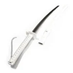 katana sword of hollow ichigo zangetsu white from bleach