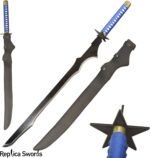 Black Rock Shooter Mato Kuroi Crooked Katana Sword Replica