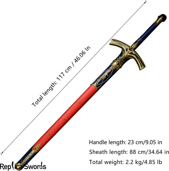 Fate Stay/Night Artoria Caliburn Saber Long Sword