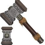 Wow Orgrim Doomhammer Real Metal Full Size Replica