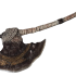 Bloodborne Hunter Axe Life Size Metal Replica