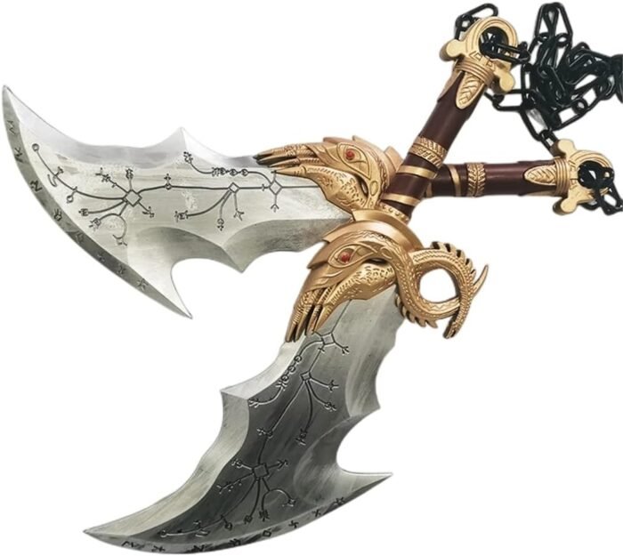 Kratos Blades of Chaos Pair Gold Finished Replica