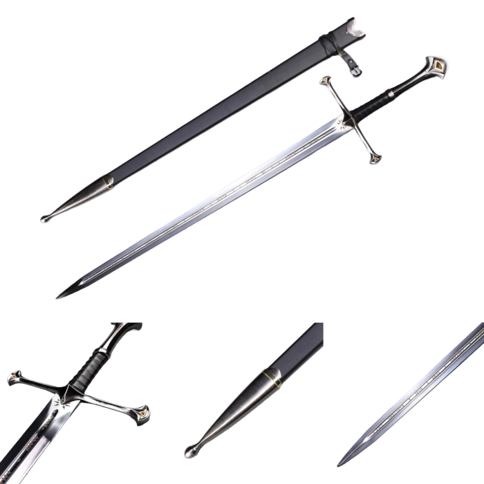 LOTR Aragorn Anduril Narsil Sword Full Size Metal Replica LOTR Aragorn Anduril Narsil Sword Full Size Metal Replica
