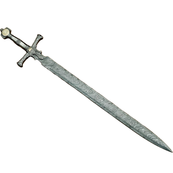 King Solomon Sword Life Size Damascus Steel Replica