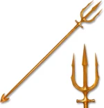 The Atlantean King's Golden Trident – Full-Metal Replica