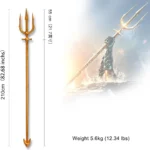 The Atlantean King's Golden Trident – Full-Metal Replica